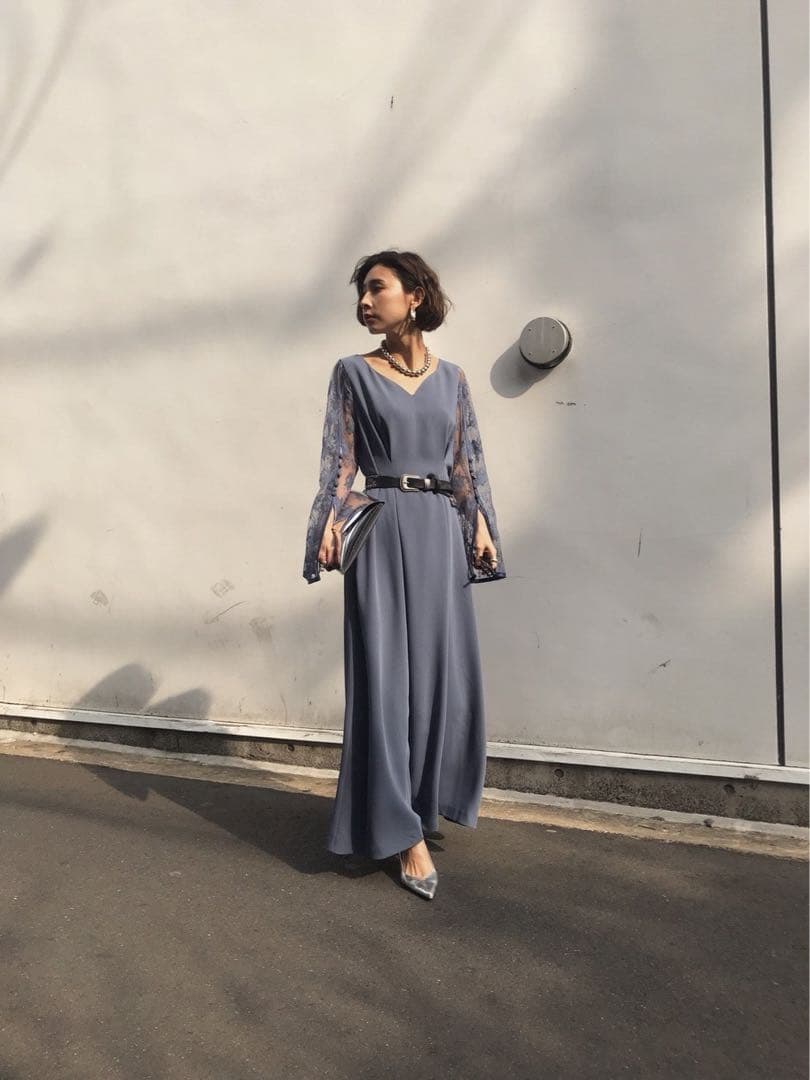 アメリービンテージ　ドレス　FREE ブルー