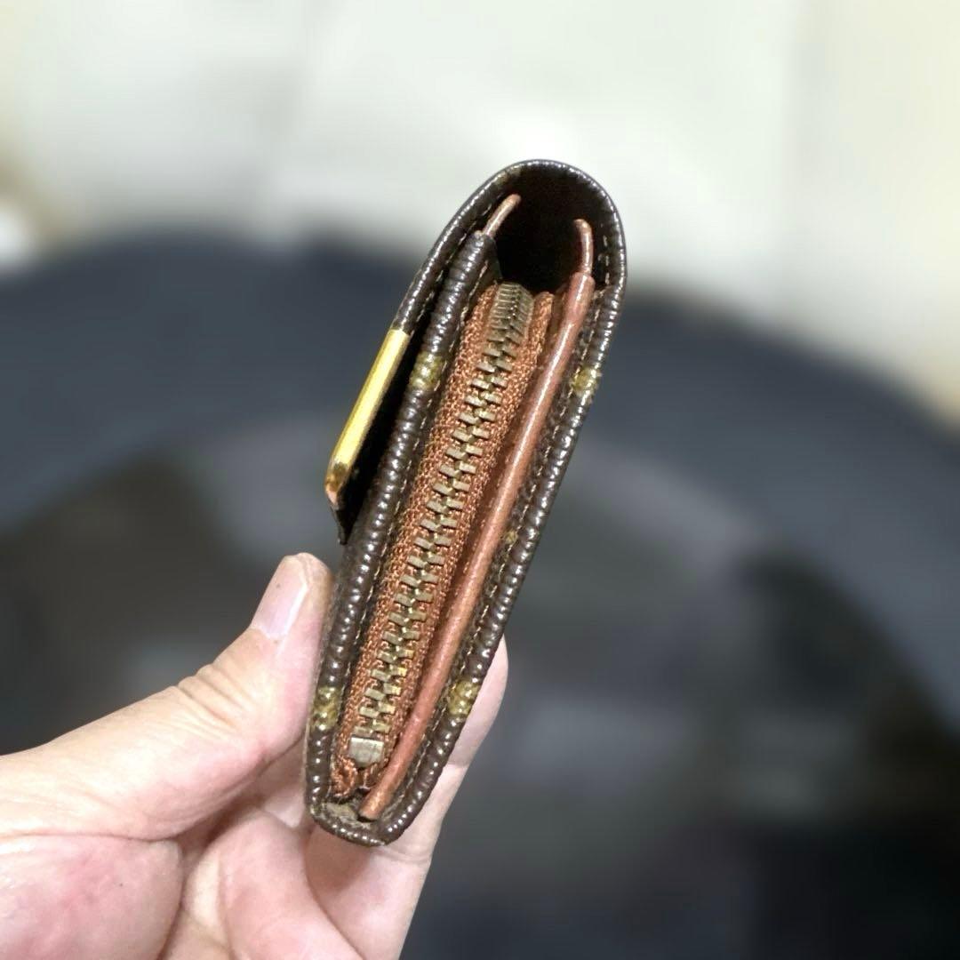 14☆希少美品♪ヴィンテージ エクレール 二つ折り 財布 コンパクトウォレット