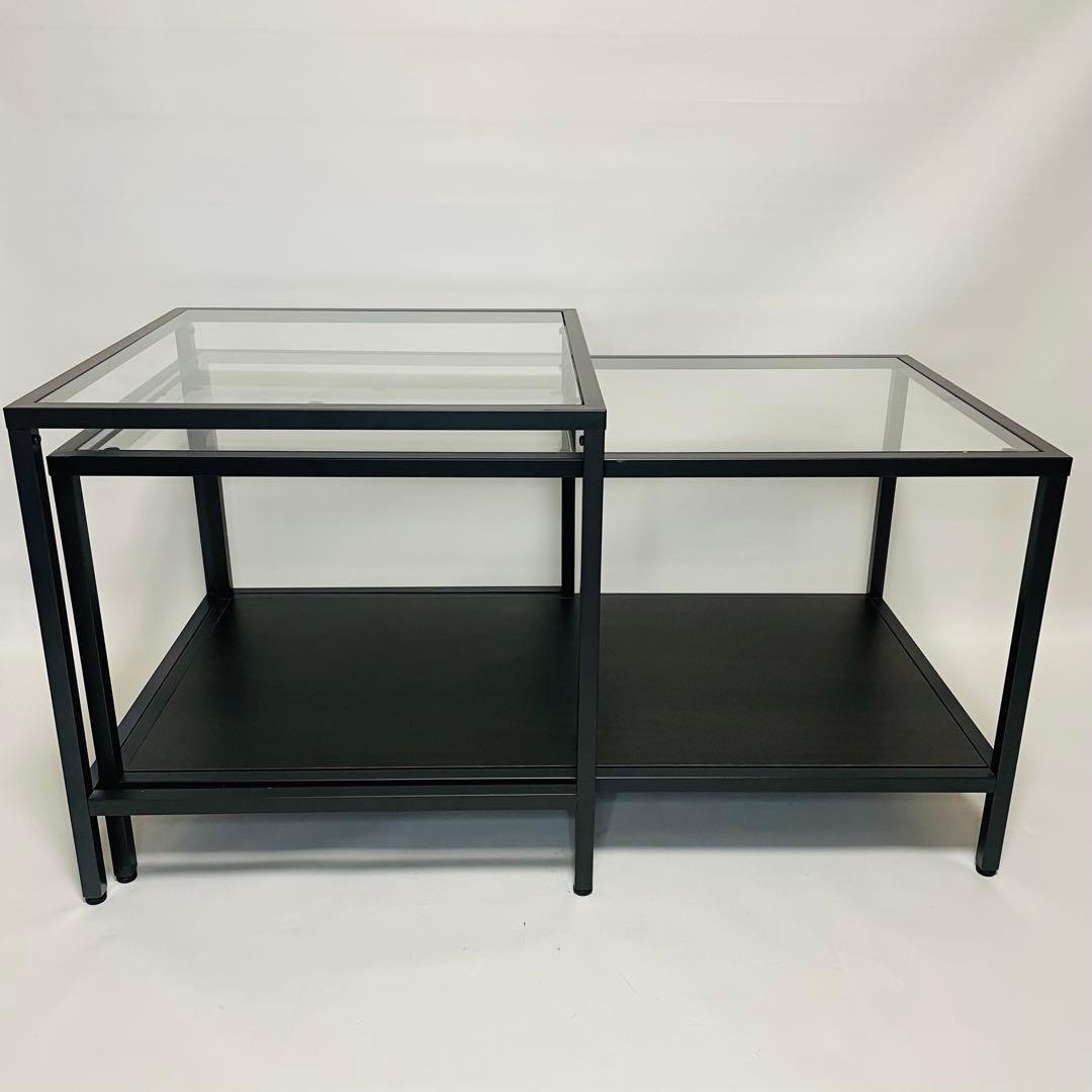 IKEAガラステーブル　VITTSJÖ(ヴィットショー)