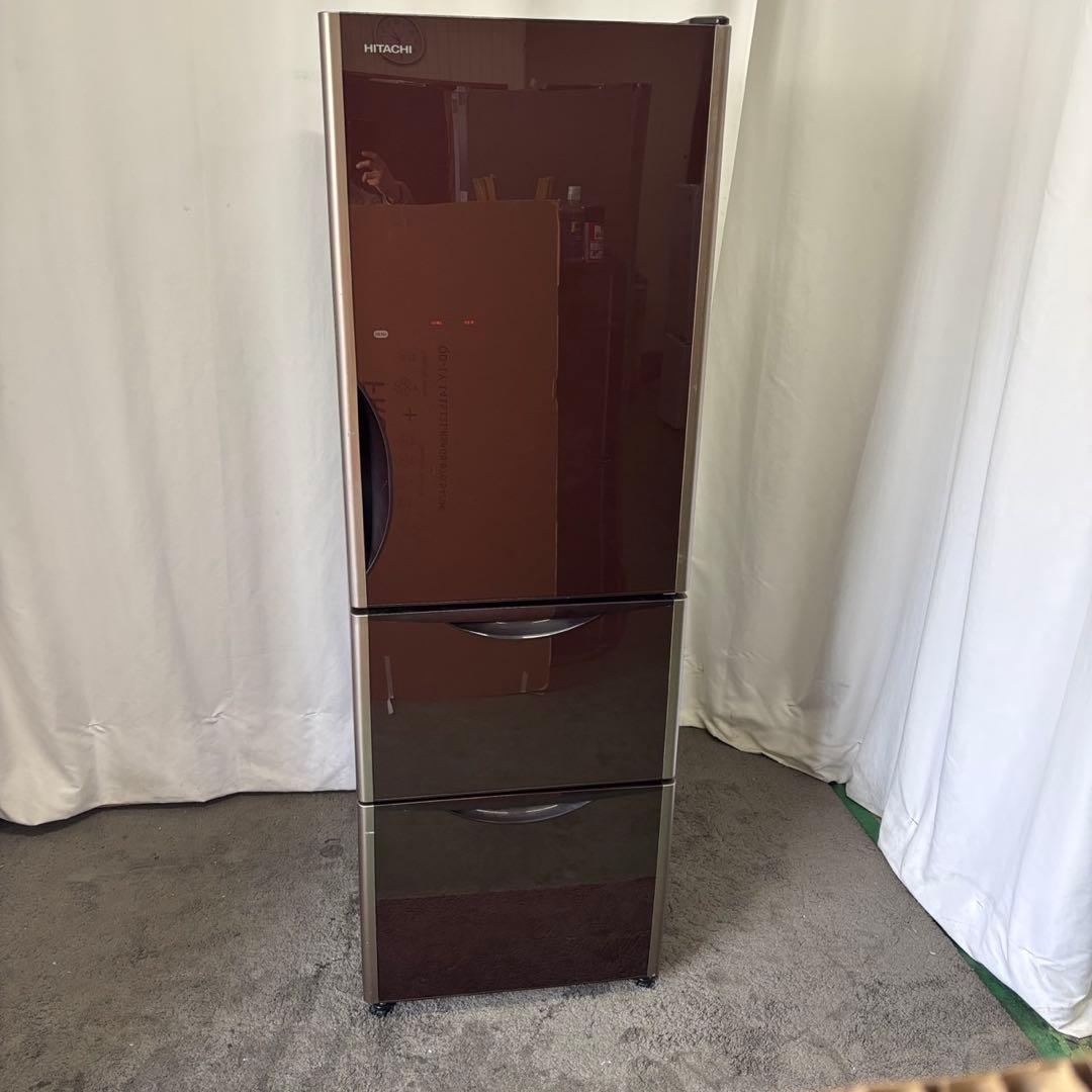 36　日立　冷蔵庫　大型　300-400ℓ　安い　綺麗　右開き　真チル　設置無料