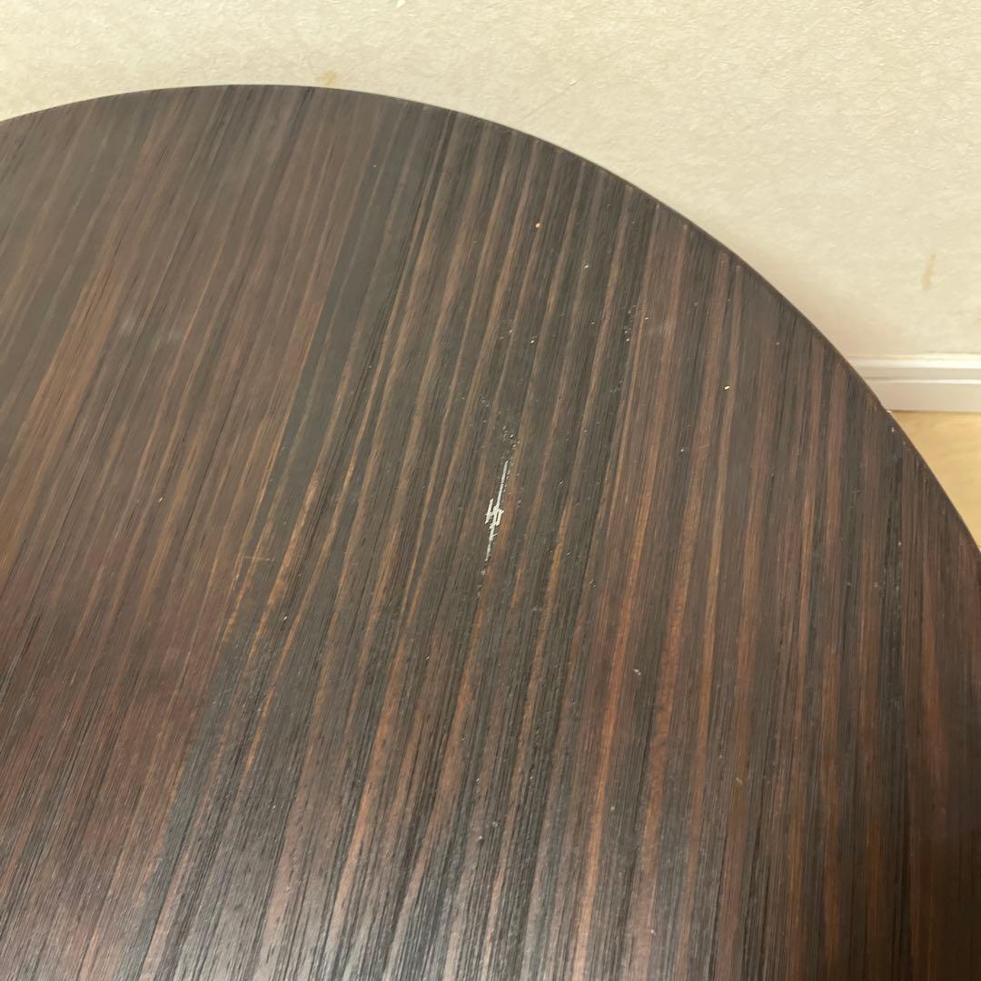 レトロ ちゃぶ台 円形座卓 （天然木製）東海家具工業 直径800mm