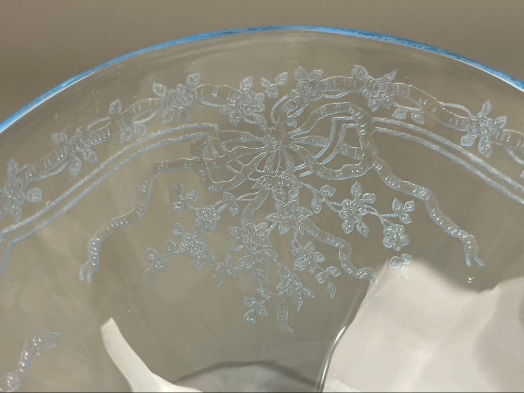 美品 フォストリア シャーベットグラス ベルサイユ トパーズ ワイングラス