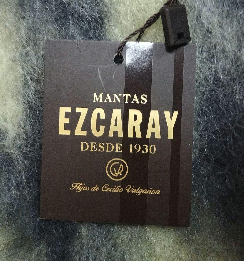 タグ付き未使用品　 マンタスエスカライ モヘヤマフラー 千鳥格子