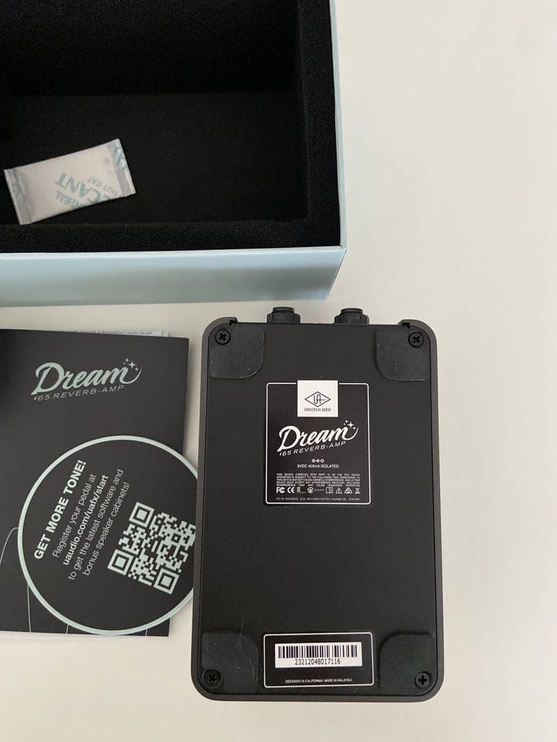 [美品] Dream65 Reverb Amp 純正アダプターセット　UAFX