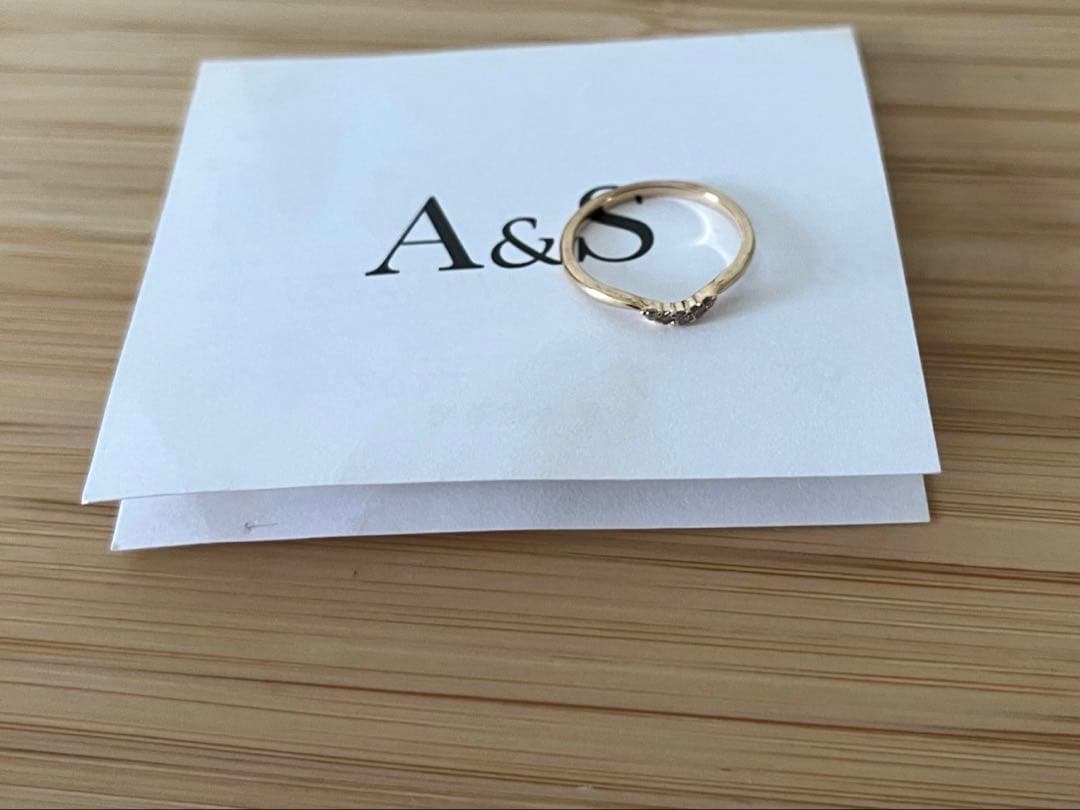 A&S リング Lサイズ ダイヤモンド