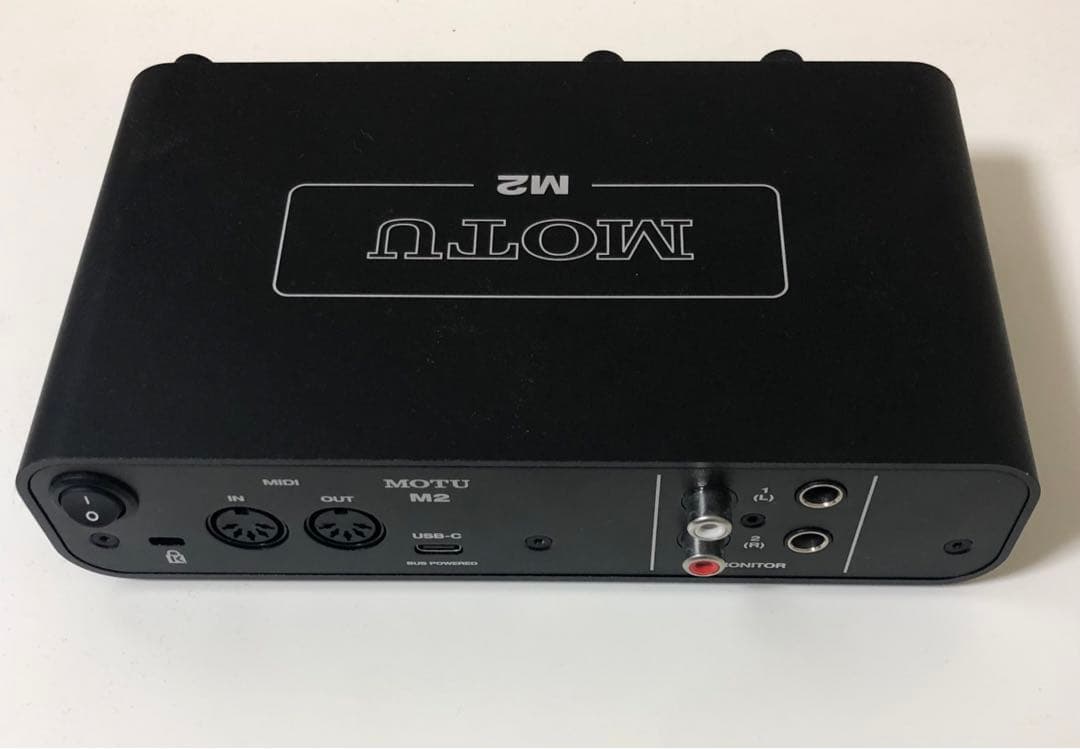 MOTU M2 2-in/2-out USBオーディオインターフェイス　中古美品
