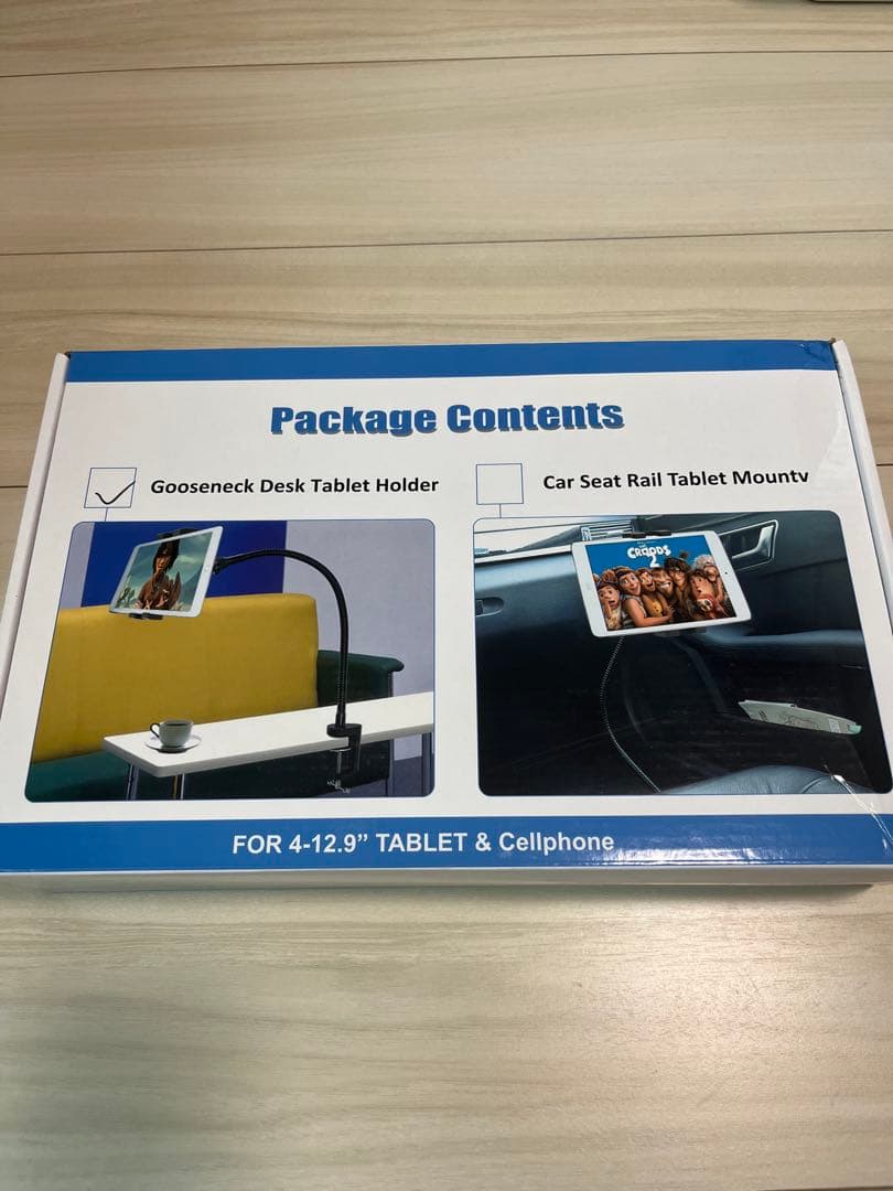 【スマホスタンド】車載ホルダー タブレットマウント テーブルホルダー