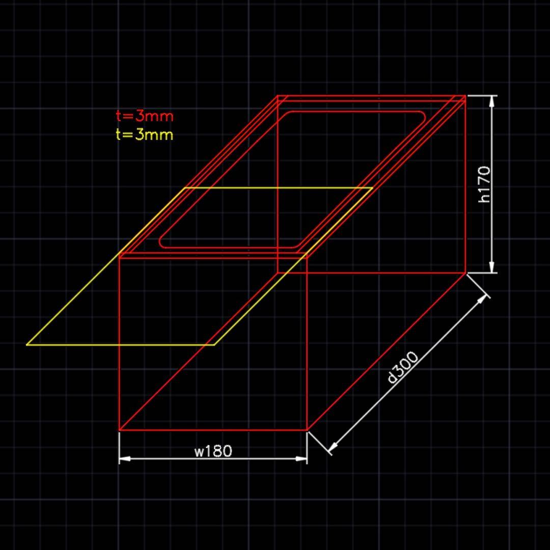 【M730】アクリル板オーダーカット加工
