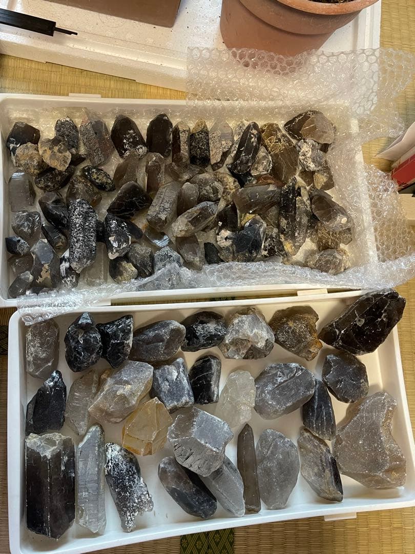 天然石 スモーキークォーツ 110個セット