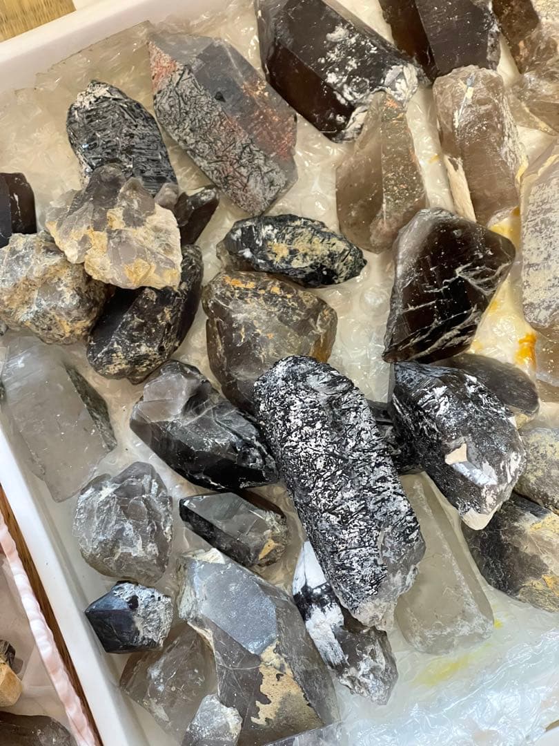 天然石 スモーキークォーツ 110個セット