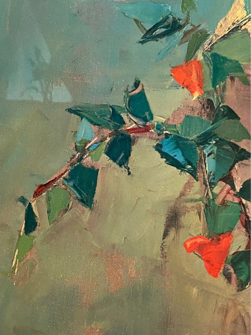 ミゲル・イバルス・ロカ ブルー花瓶 インテリア アート 額縁