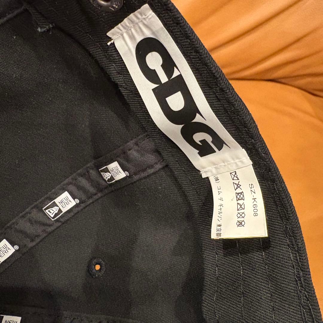 新品未使用 CDG ニューエラ キャップ 帽子 NEW ERA ギャルソン