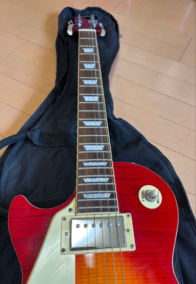 レフティ！Epiphone Les Paul STANDARD 専用ケース付き