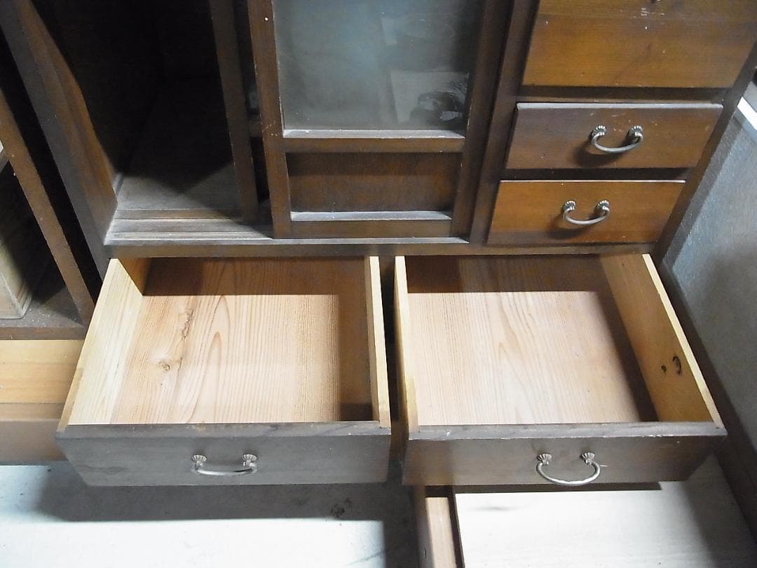 ひ*な様 レトロ家具　小茶箪笥　収納　木製　現状