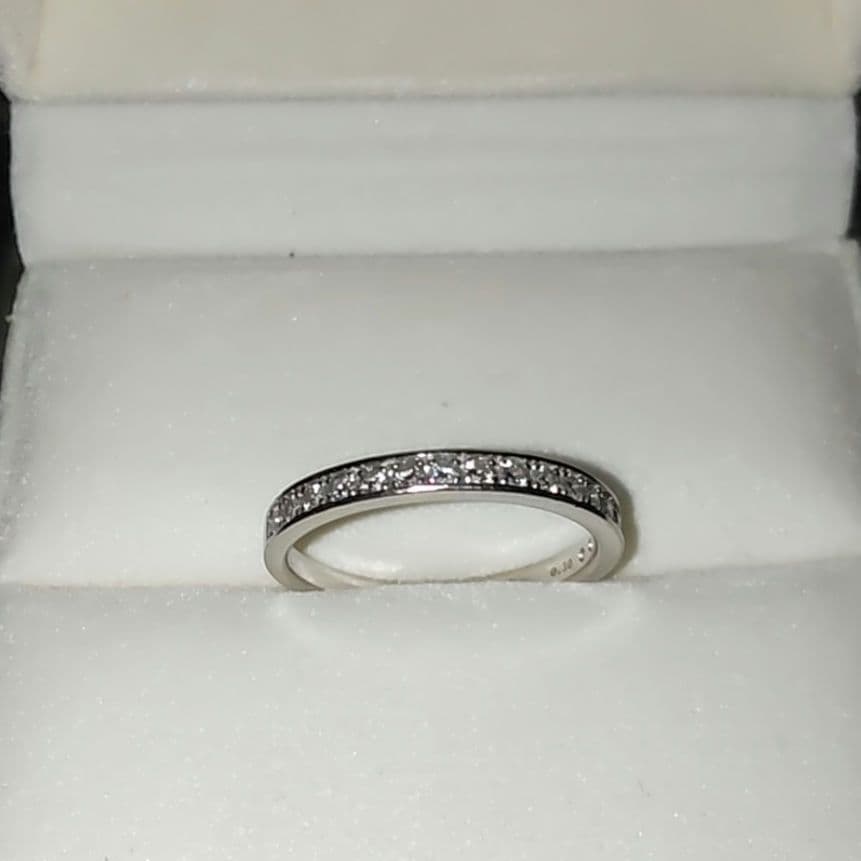 ヴァンドーム 14号 0.3ct ダイヤ エタニティ リング Pt900