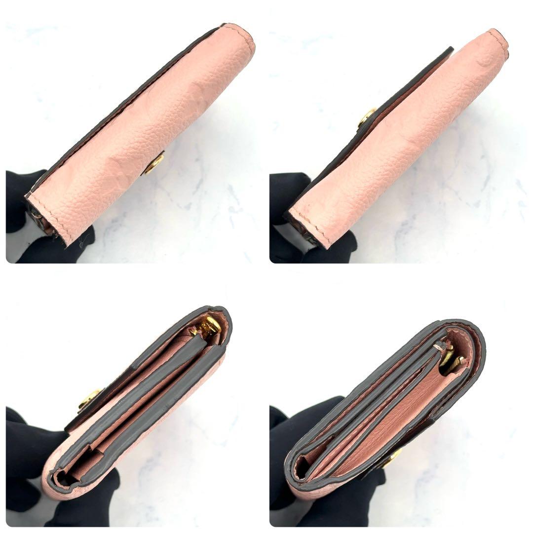 【ほぼ新品】ルイヴィトン モノグラム アンプラント ゾエ ピンク コンパクト