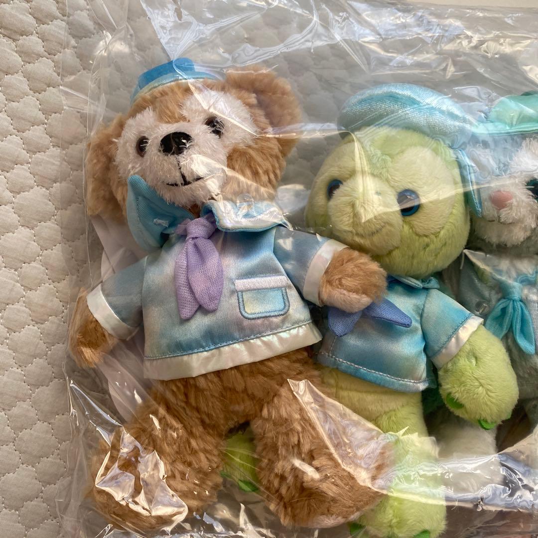 バケパ限定 ダッフィーアンドフレンズ ポージープラッシー7体セット売り