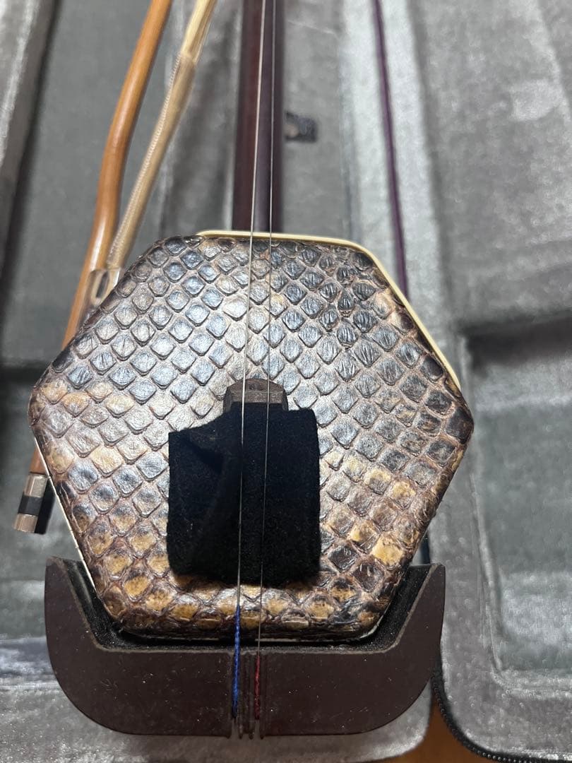 敦煌 二胡 ケース付き