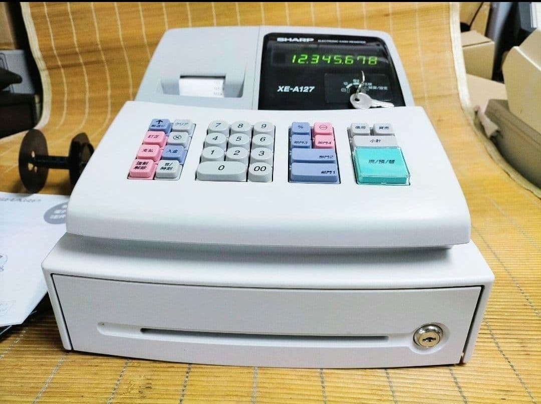 シャープレジスター　XE-A127　簡単便利特殊　送料込　141516