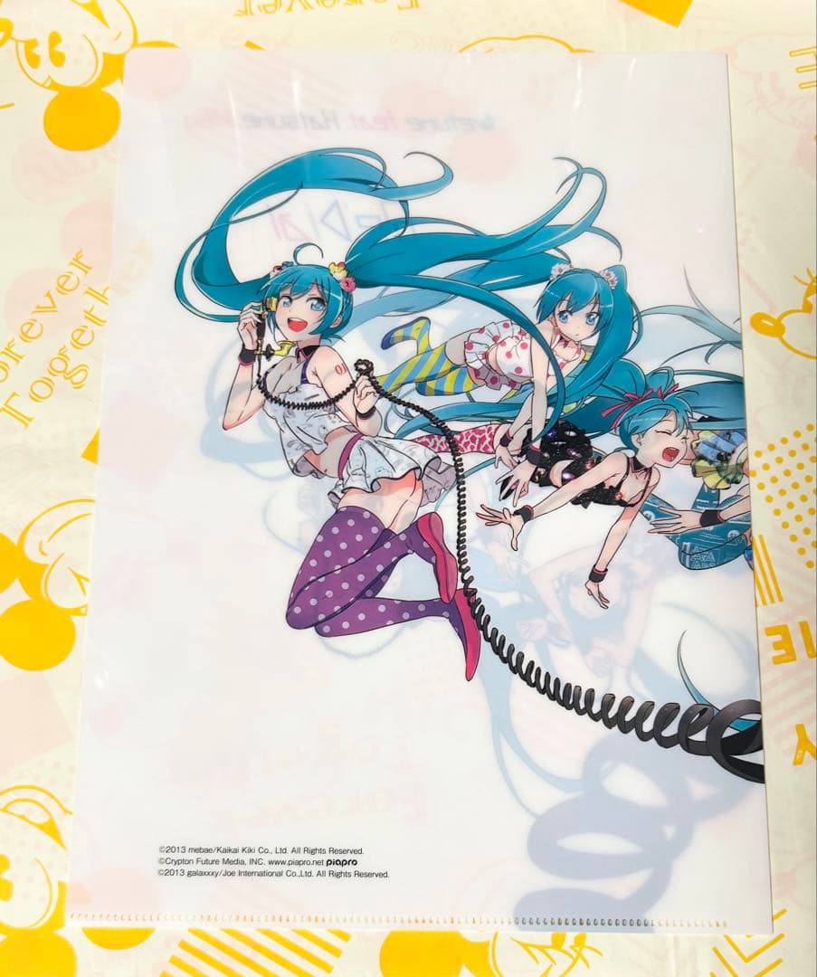 初音ミク CD特典 クリアファイル 4点