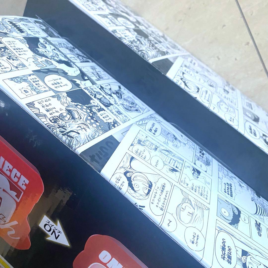 【未開封】ワンピース 25周年 記念 ロゴライトスタンド　 レッド＆ブラック