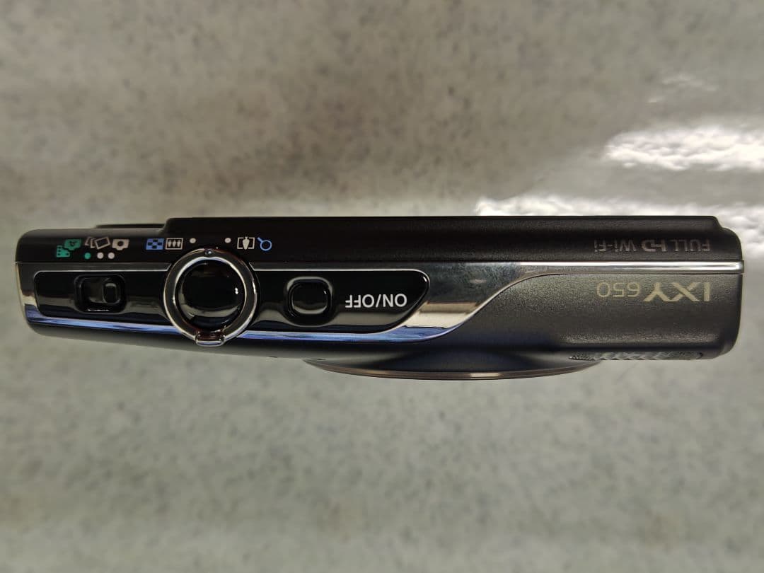Canon IXY 650 コンパクトデジタルカメラ ブラック