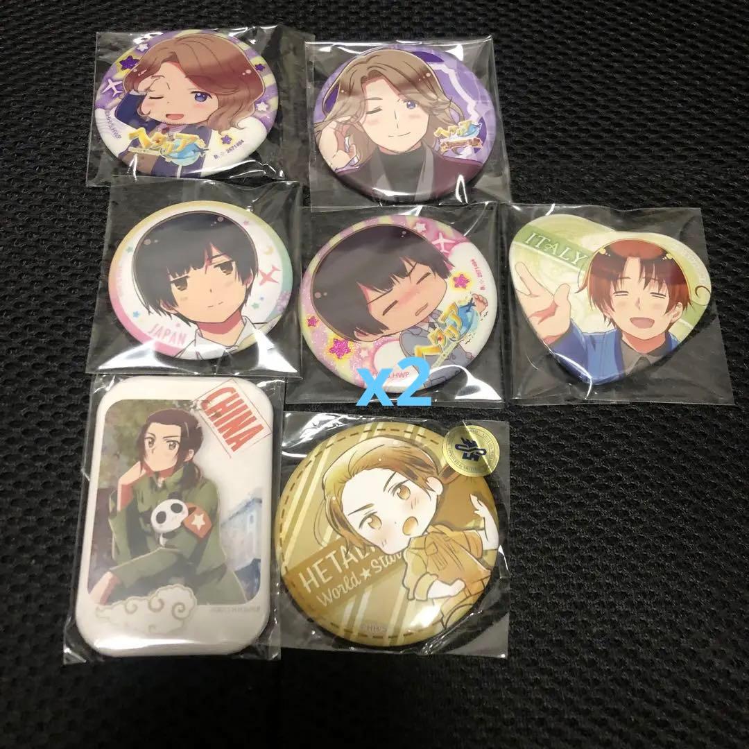 ヘタリア　缶バッジ　12 点セット