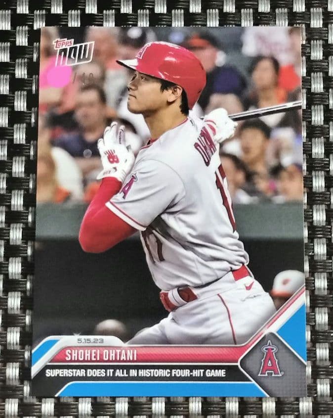限定49枚 ブルーパラレル☆大谷翔平　Topps カード　シリアルナンバー