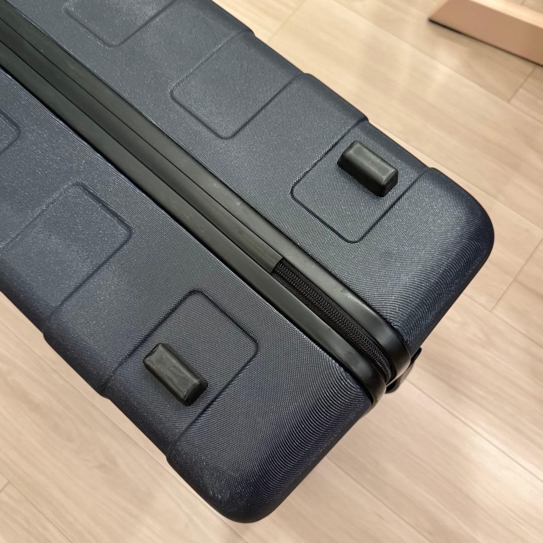 無印良品 ハードキャリーケース スーツケース 廃版 88L ネイビー