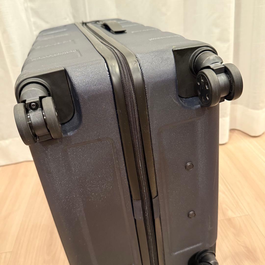 無印良品 ハードキャリーケース スーツケース 廃版 88L ネイビー