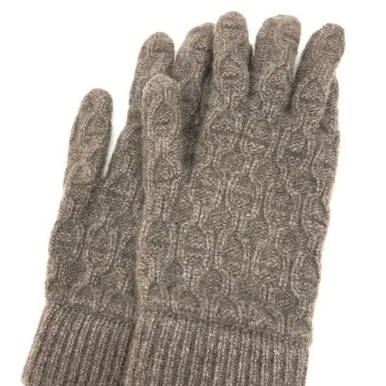 HERMES カシミヤ 手袋/グローブ《トリ・マイヨン》【エルメス 】