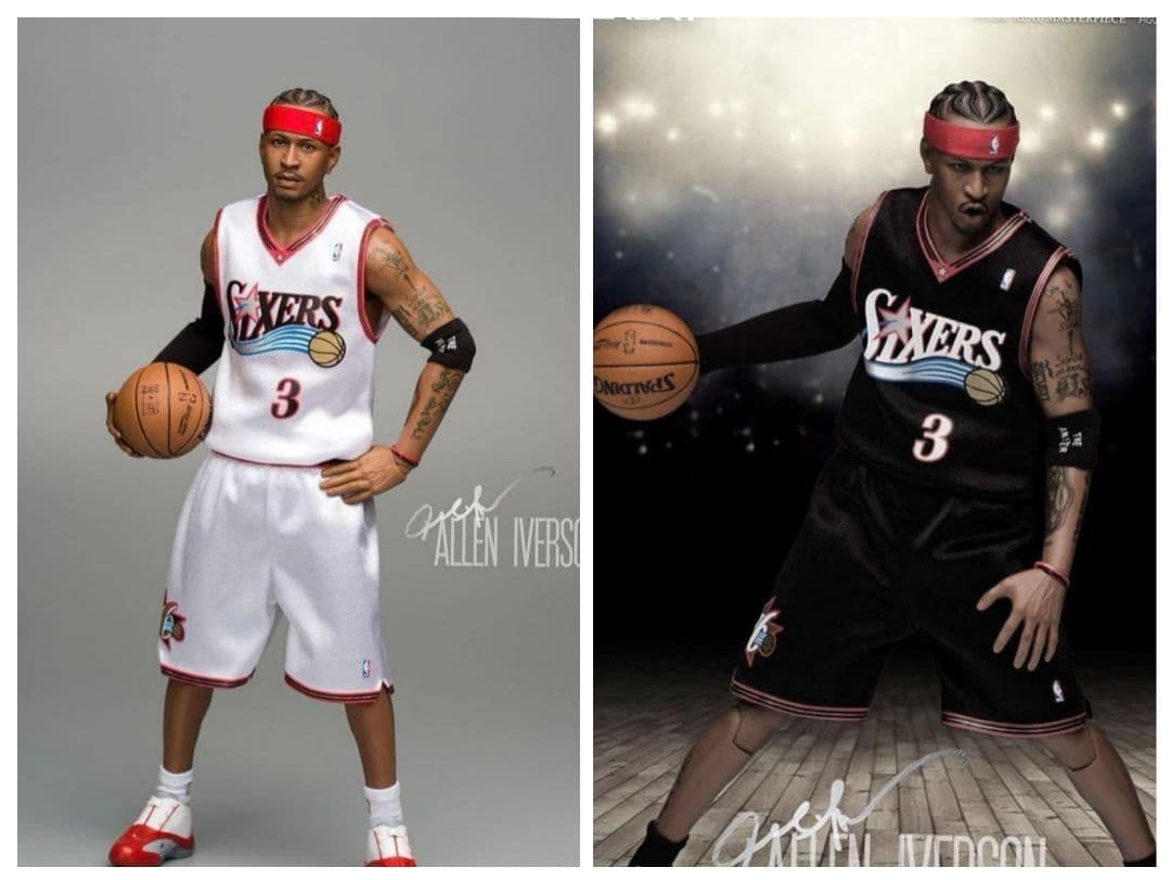 新品　1/6　アレン・アイバーソン　エンターベイ　アクションフィギュア