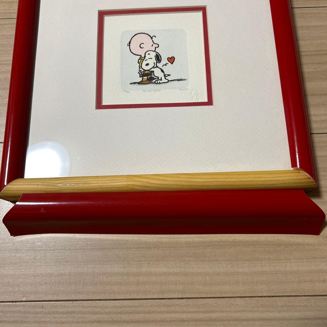 「チャーリーブラウン＆スヌーピー」エッチング 世界限定500枚USA