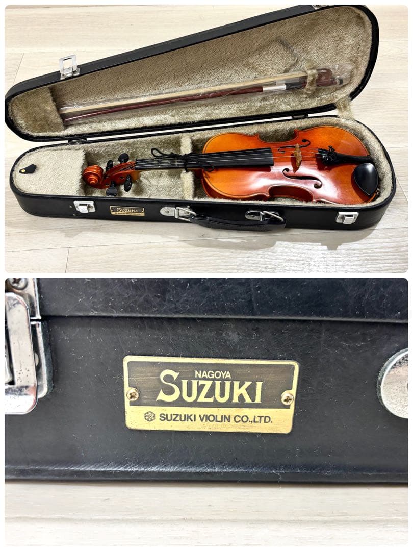 【天然馬毛弓付き】SUZUKI バイオリン No.220 1/8 1993年製