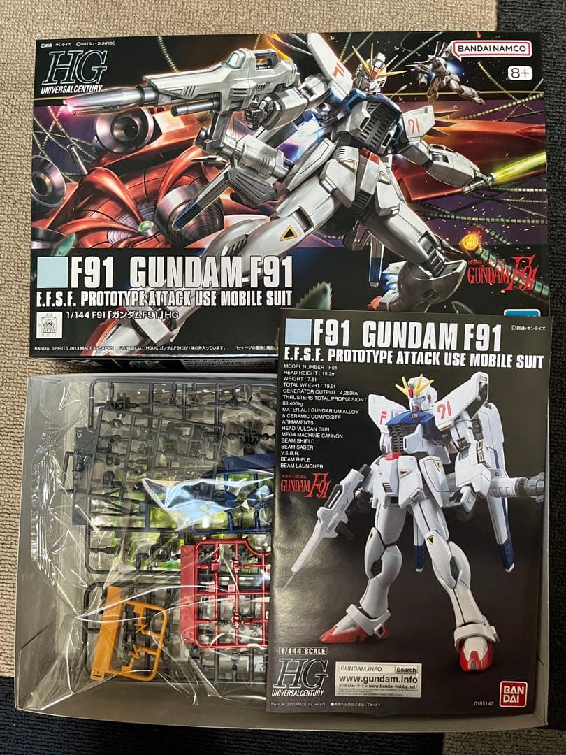 【新品未開封】HG1/144クロスボーンガンダムX1 & X1フルクロス&F91