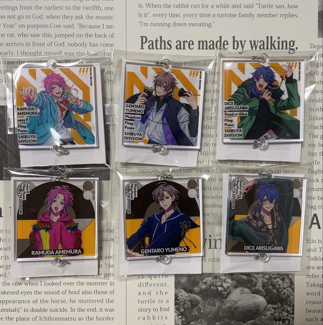 ヒプノシスマイク 乱数 幻太郎 帝統 缶バッジ Flava HYPED-UP