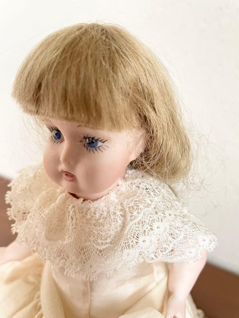 ヴィンテージ ハンドメイド ビスクドール 人形 リプロ ジュモー アンティーク