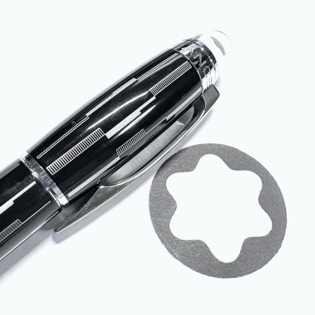 267.モンブラン スターウォーカー　ブラックミステリーローラーボール　　美品