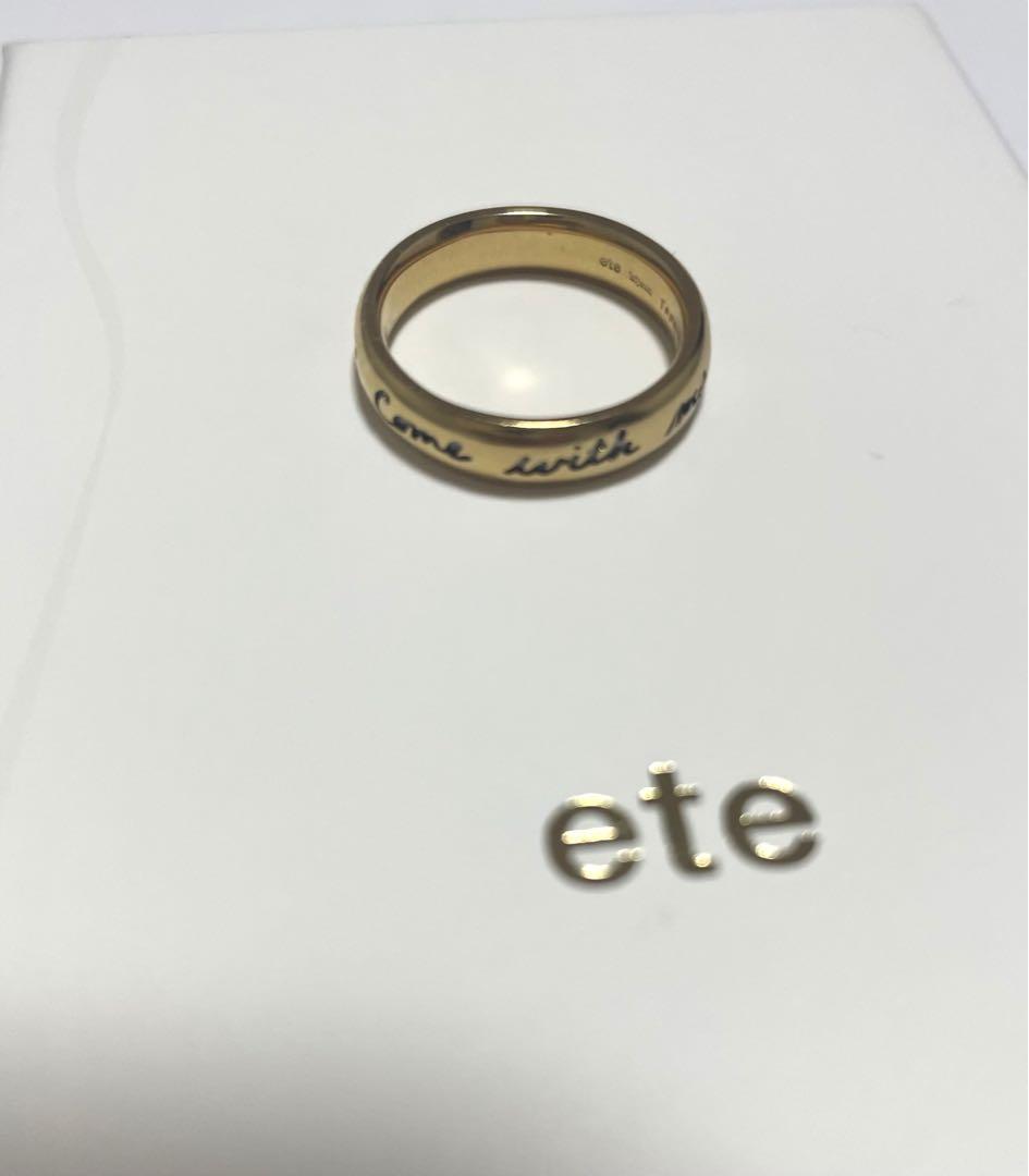 ete bijoux [ライフイズアジャーニー] メッセージリング