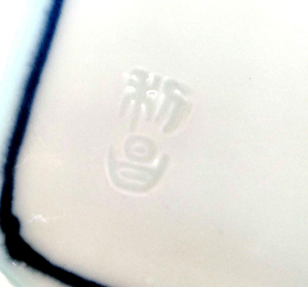 ☆ 加藤利昌 清水焼 染付角皿