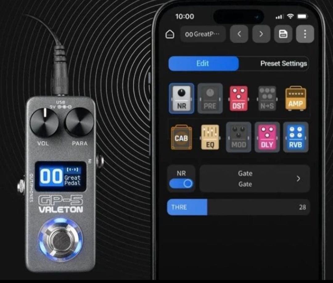 【新品・未開封】Valeton GP-5 超コンパクト・マルチエフェクター