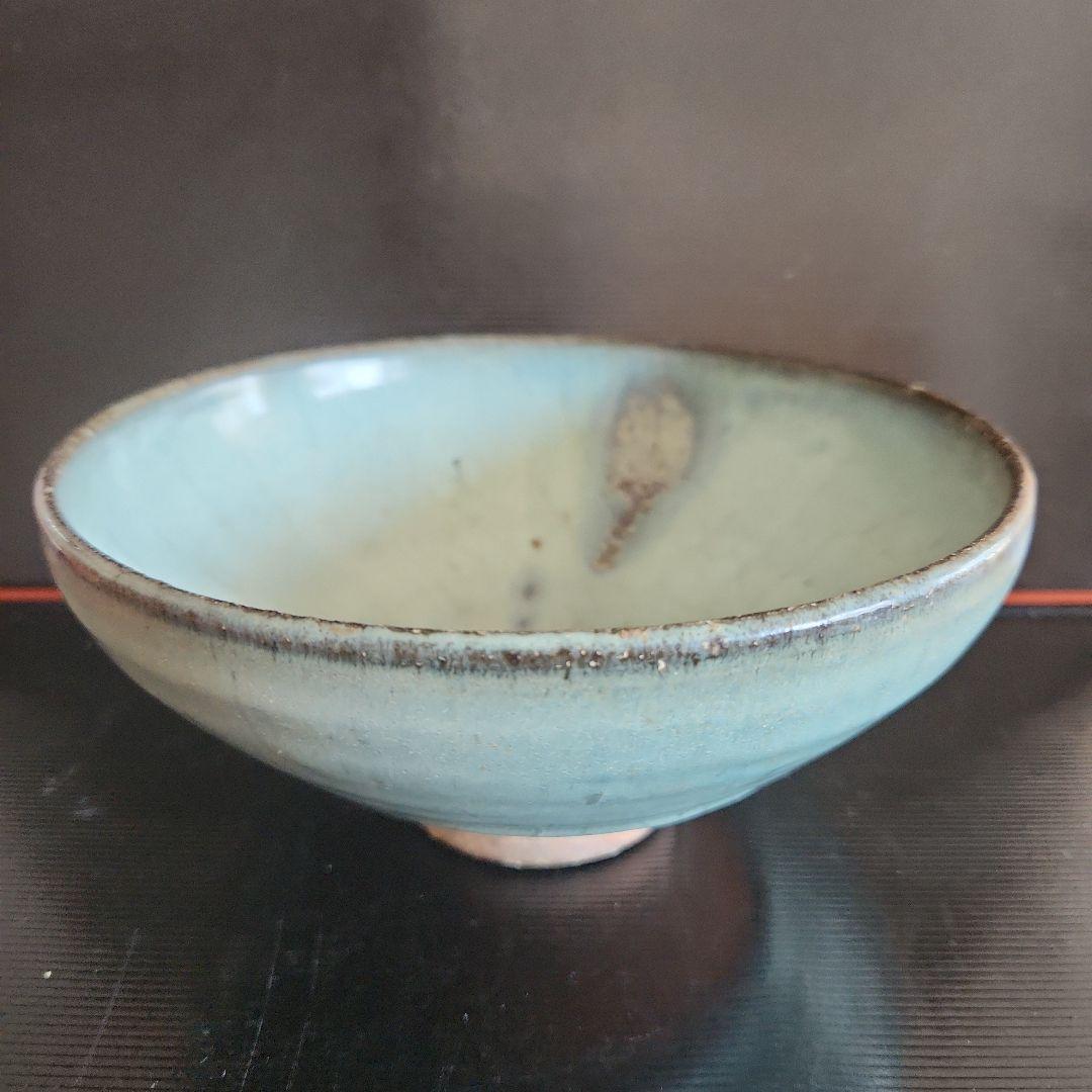 中国鈞窯　菓子噐　箱付き