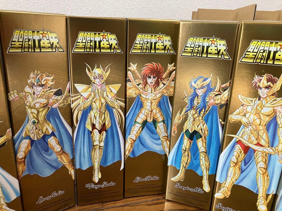 長浜蒸溜所　聖闘士星矢　黄金聖闘士ウイスキー　12本コンプセット