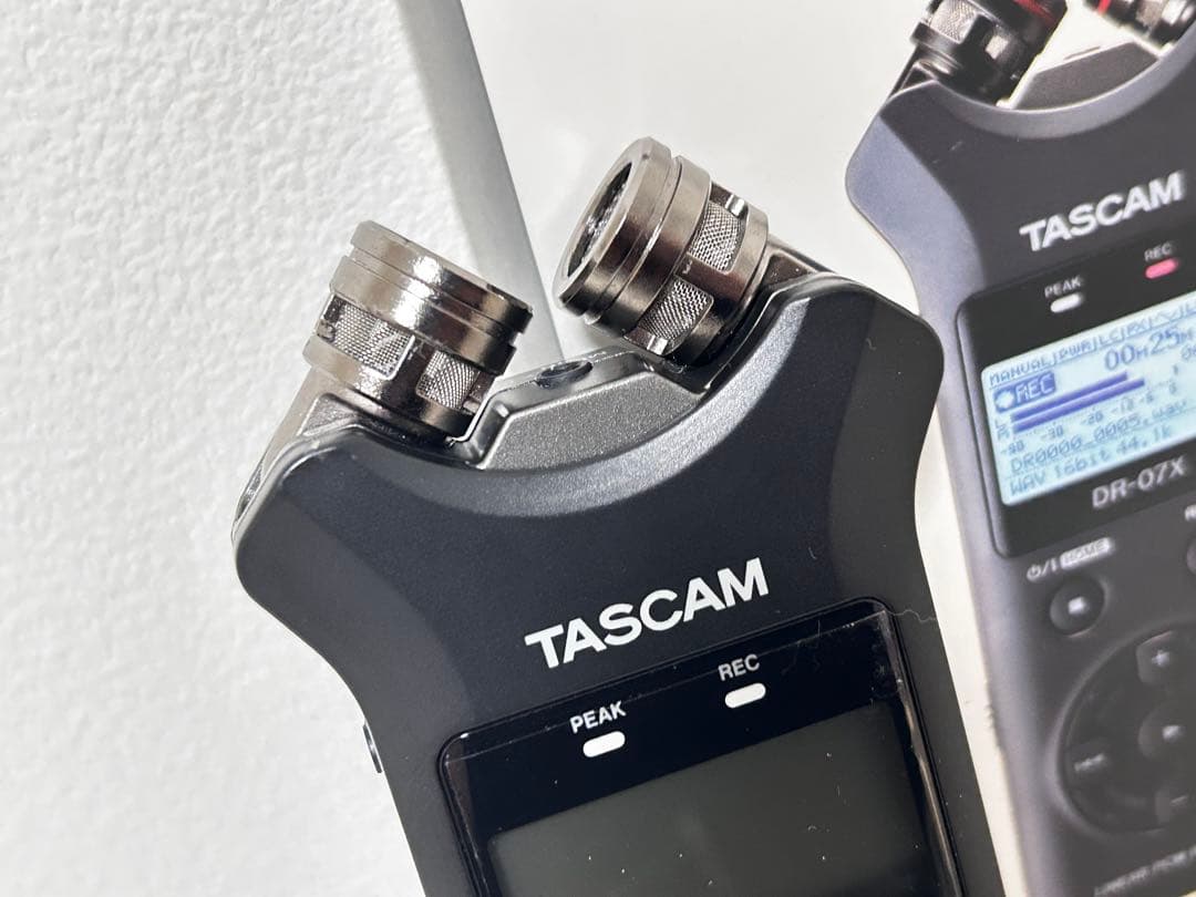 タスカム　TASCAM DR-07X マイク　ウィンドージャーマー付き