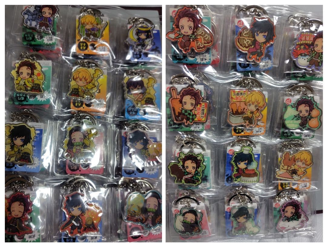 【新品未開封】被りなし316個セット 鬼滅の刃ご当地キーホルダー メタル