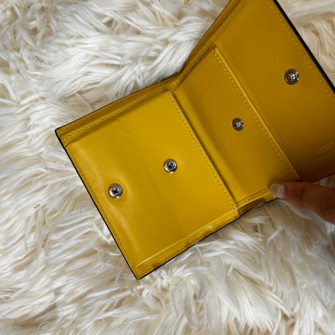 FENDI 折りたたみ財布 黄色【美品】