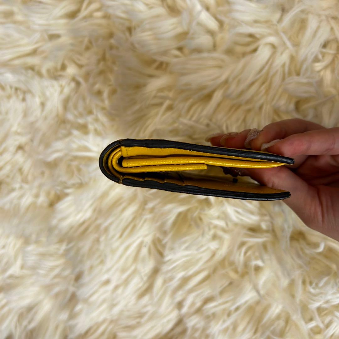 FENDI 折りたたみ財布 黄色【美品】