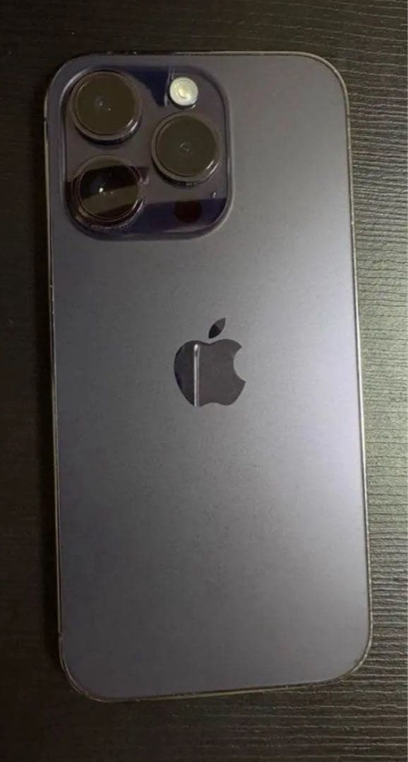 最終値下げ iPhone 14 Pro ディープパープル 本体傷汚れなし箱付き