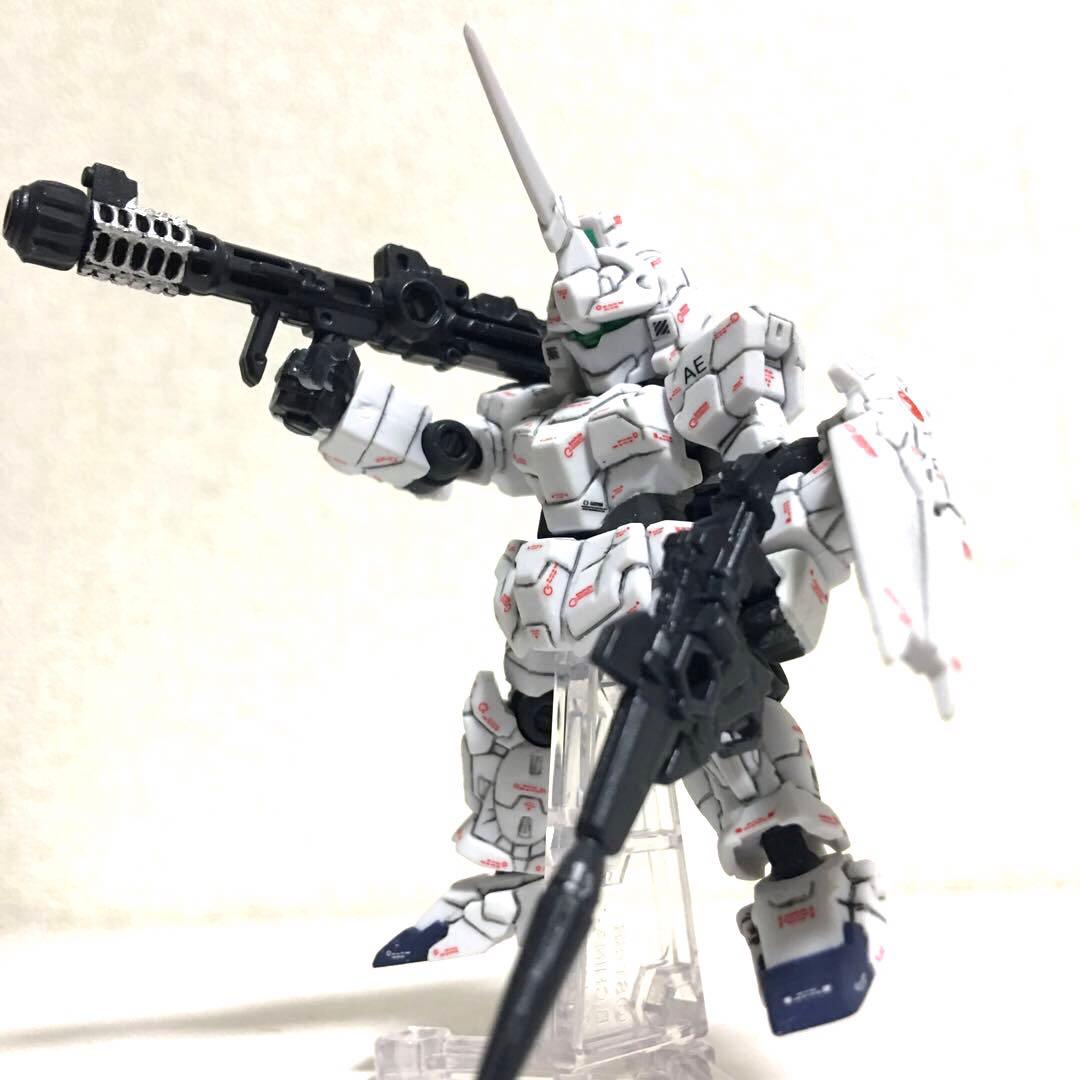 モビルスーツアンサンブル ユニコーン ガンダム+バズーカ ガンプラ コンバージ