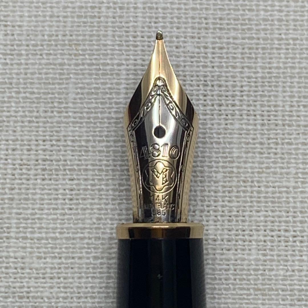 【箱保証書付】モンブラン　マイスターシュテュック144 中白 万年筆 字幅F